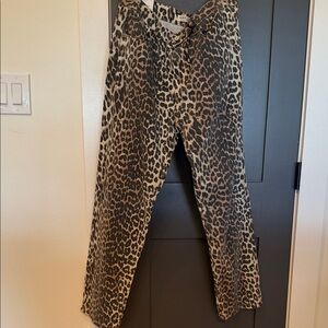 Oat New York Leopard Print Pants